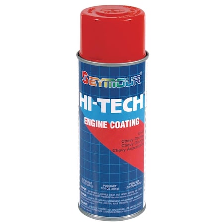 Seymour Of Sycamore 16 oz Hi-Tech Engine Spray Paint, Chevy Orange, 6PK SE488722
